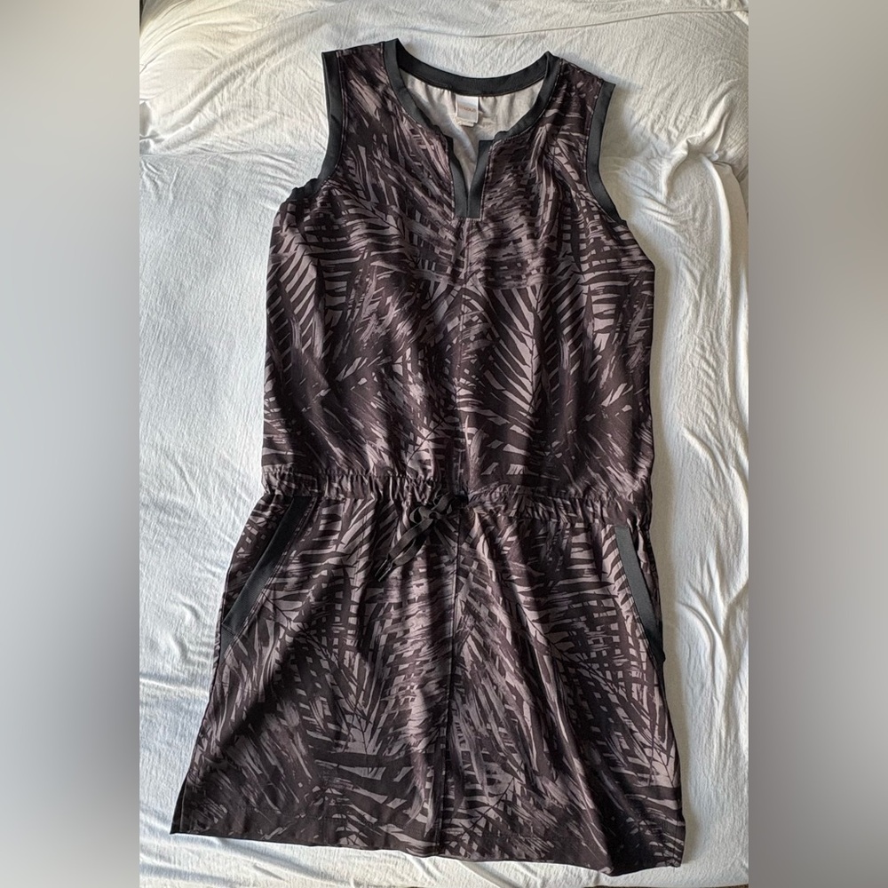 Lolë Women's Marina Printed Palm Sleeveless Dress - Picture 2 of 7